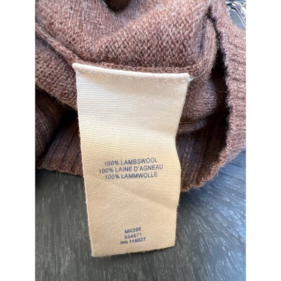 Boden Men's Lambswool V Neck Sweater Vest Size Large Brown - Picture 4 of 4